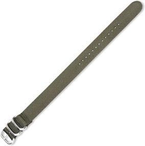 img 1 attached to Stylish Olive Ballistic Nylon Watchband for Your Watch