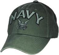 🦅 stylish eagle crest u.s. navy embroidered logo cap in green - perfect for proud navy supporters! logo