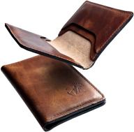 💼 proudly minimalist leather credit wallet logo