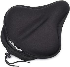 img 4 attached to Thickened Gel Bike Seat Cover - Maximizing Comfort for your Bottom, Memory Foam Extra Soft Cushion for Ultimate Bike Saddle Experience