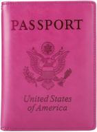 window-blocking passport wallet holder logo