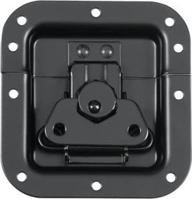 img 1 attached to RH-A3020BK-A Road Case Spring Loaded Recessed Latch: Reliable Hardware Company's Medium Butterfly Black Latch