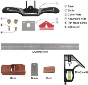 img 2 attached to 🔧 Boeray Adjustable SpokeShave: The Ultimate Portable Woodworking Tool