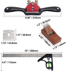 img 3 attached to 🔧 Boeray Adjustable SpokeShave: The Ultimate Portable Woodworking Tool