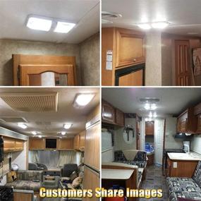 img 1 attached to 💡 BRISHINE 20PCS 1141 1156 Interior LED Light Bulbs: Super Bright 18-SMD 6000K Xenon White Replacement for Camper Trailer Boat Indoor Lights - Buy Now!