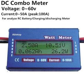 img 3 attached to 🔋 RC Watt Meter: Accurate Digital Power Analyzer with LCD Display for Battery Voltage and Balance Check, Watt, Volt and Amp Measurement (DC 60V/100A)