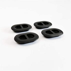 img 1 attached to 🔌 Set of 4 Rear Floor Pan Plugs - Small Rubber Drain Plugs for 2014-2021 Jeep Wrangler JK JL Gladiator JT