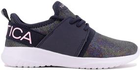 img 3 attached to 🌈 Comfortable Rainbow Girls' Nautica Kappil Sneaker Shoes - Athletic Shoes for Girls