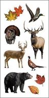 paper house productions wildlife stickypix stickers, 2-inch by 4-inch, photo realistic - 6 pack logo