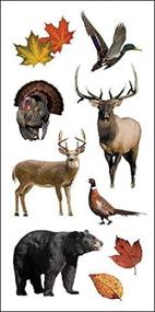 img 2 attached to Paper House Productions Wildlife Stickypix Stickers, 2-Inch by 4-Inch, Photo Realistic - 6 Pack