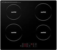 🍳 wantjoin 24 inch electric cooktop, 220-240v induction stovetop with glass cooktop, 9 power levels, 7000w, sensor touch control, child safety lock, 1-99 minutes timer - 4 burner induction cooktop logo