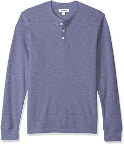 img 3 attached to Men's Goodthreads Long Sleeve Thermal Shirt in Heather Oatmeal - Comfortable and Stylish Clothing Option