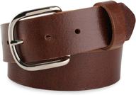 👞 men's grain leather interchangeable buckles - 5000buk | enhance your style with high-quality accessories logo