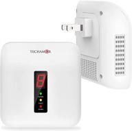 🔥 techamor y401 natural gas detector & alarm - home gas monitor for lng, lpg, methane & coal gas detection in kitchen, home, camper - propane gas leak alarm (1 pack) logo