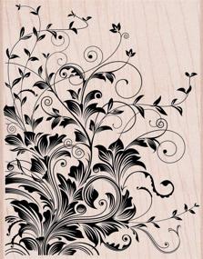 img 2 attached to Enhance Your Crafts with Hero Arts Leafy Vines Woodblock Decorative Stamp