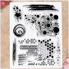 img 1 attached to 💌 Kwan Crafts Bubble Ink Clear Stamps: Perfect for Card Making, Decoration, and DIY Scrapbooking Projects