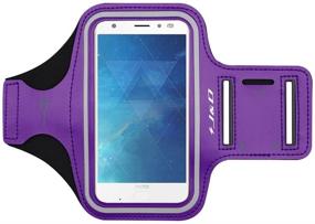 img 4 attached to 🏃 J&D Armband for Motorola Moto G Play 2021/G Power 2021/G Stylus 2021 - Sports Running Armband with Key Holder & Earphone Slot