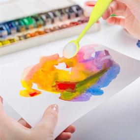 img 1 attached to 🎨 10-пакет втулок для смешивания чернил для ремесленного творчества - смешивайте фоны бумажного ремесла и рисуйте кистями для скрапбукинга, карточных трафаретов, вырубных деталей, создания открыток, штамповки и ремесленных инструментов
