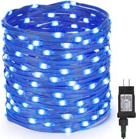 img 4 attached to 🎄 Brizled Blue Christmas Lights Outdoor - 200 LED, 72.17ft, 8 Modes, Waterproof & Connectable - Ideal for Indoor Xmas Tree Party & Home Decor