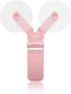 soeland handheld personal rechargeable household pink logo