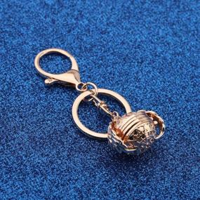 img 2 attached to WUSUANEDangel Wings Keychain: Expandable Photo Locket Jewelry Souvenir, Perfect Memorial Gift