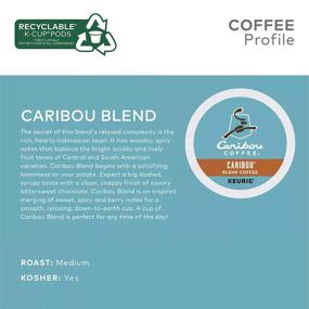 img 1 attached to ☕ Кофе Caribou Coffee Caribou Blend, капсулы для одноразовых кофемашин Keurig K-Cup, средняя степень обжарки - 72 шт.: Яркий и сбалансированный вкус для вашей кофемашины Keurig.