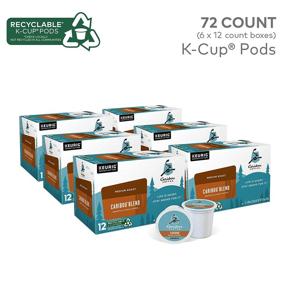 img 2 attached to ☕ Кофе Caribou Coffee Caribou Blend, капсулы для одноразовых кофемашин Keurig K-Cup, средняя степень обжарки - 72 шт.: Яркий и сбалансированный вкус для вашей кофемашины Keurig.