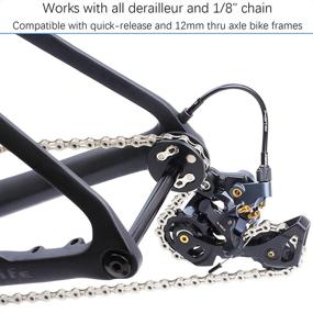 img 2 attached to VANICE Bike Chain Keeper Sleeping Hub Tool Holder Frame Protector for 12mm Thru Axle - 5 in 1 Dummy Hub Bicycle