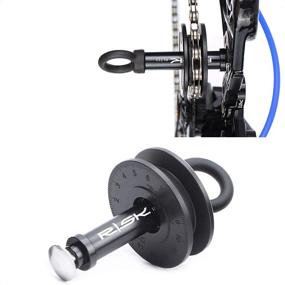 img 4 attached to VANICE Bike Chain Keeper Sleeping Hub Tool Holder Frame Protector for 12mm Thru Axle - 5 in 1 Dummy Hub Bicycle