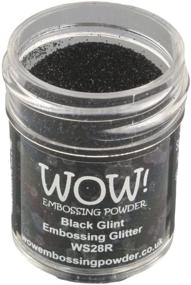 img 1 attached to 15ml Wow Black Glint Embossing Powder