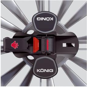 img 1 attached to ❄️ KONIG K44 Snow Chains, Set of 2 - Ideal for Improved Traction on Icy Surfaces