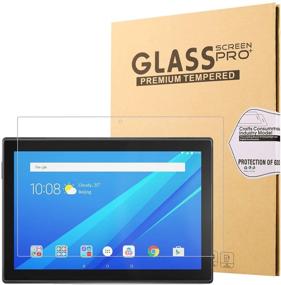 img 3 attached to Защитное стекло Bige для экрана Lenovo Tab M10 - прозрачное, устойчивое к царапинам пленочное покрытие для планшета Lenovo Tab M10 TB-X605F 10,1