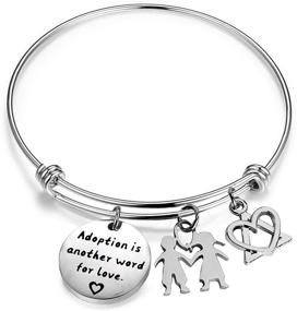 img 4 attached to 🌟 AKTAP Adoption Bracelet: A Heartfelt Expression of Love and the Adoption Bond