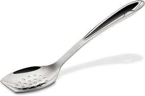 img 4 attached to Stainless Steel Slotted Serving Spoon by All-Clad