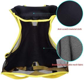 img 1 attached to OMOUBOI Snorkel Vests Adults: Lightweight Kayak Buoyancy Vest for Water Sports