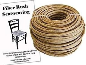 img 2 attached to 🪑 V.I. Reed & Cane, Inc. Fiber Rush KIT 5/32 Kraft Brown: Complete with Instruction Booklet for Stress-Free Chair Caning