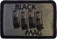 🖤 black mag - premium embroidered morale patch: add style and attitude to your gear! logo