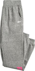 img 1 attached to Reebok Girls Jogger Set Sweatshirt Sports & Fitness in Team Sports