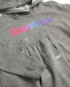 img 3 attached to Reebok Girls Jogger Set Sweatshirt Sports & Fitness in Team Sports