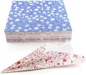 img 1 attached to 🎨 Weoxpr 288 Sheets Folding Origami Paper: Premium Washi Paper for Artistic Crafts, 12 Exquisite Patterns (6x6inch)