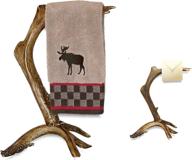 enhance your bath décor with mountain mike's reproductions antler hand towel bar stand logo