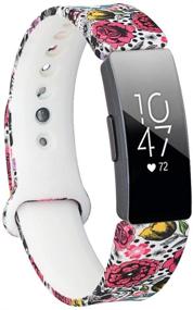 img 3 attached to Enhance Your Fitbit Inspire HR Experience with Molitececool Soft TPU Wristband - Perfect Fit for Men and Women