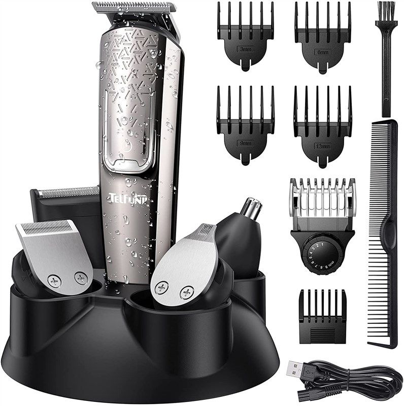 clippers telfun waterproof rechargeable professional 로고
