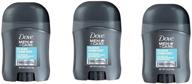 🧼 dove men+care clean comfort anti-perspirant deodorant travel size 3-pack - 0.5 oz ea. logo