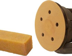 img 2 attached to 🧽 1.5" x 1.5" x 7.875" Natural Rubber Cleaning Eraser Stick for Abrasive Sanding Belts, Sandpaper, Rough Tape, Skateboard Shoes, and Sanding Discs
