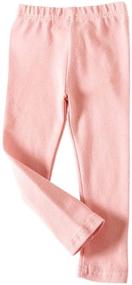 img 2 attached to Cozy and Comfortable: Thermal 🌙 Crewneck Toddler Pajamas for Active Girls' Clothing