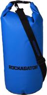 🌊 rockagator waterproof dry bags: 100% waterproof with detachable shoulder strap - perfect for river, lake, rafting, kayaking - available in 10l, 20l, 30l, 50l sizes логотип