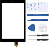 🔧 lxun touch screen digitizer replacement for amazon kindle fire hd 10 2015, 5th gen sr87cv sr87mc 10.1 inch (no lcd) + repair tool kit & adhesive - new & improved logo