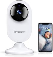 📷 tovendor mini smart home camera: 1080p 2.4g wifi security camera with two way audio, cloud storage, night vision, and motion detection logo