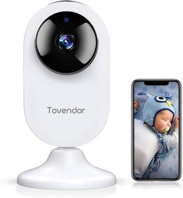 img 4 attached to 📷 Tovendor Mini Smart Home Camera: 1080P 2.4G WiFi Security Camera with Two Way Audio, Cloud Storage, Night Vision, and Motion Detection